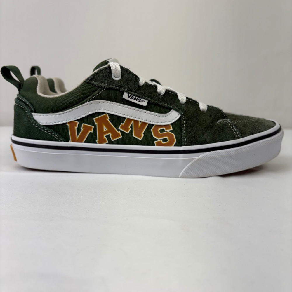 Vans Old Skool Filmore Green Suede‎ Lace Up Low Top Sneakers Shoes Size 6Y - Picture 3 of 10